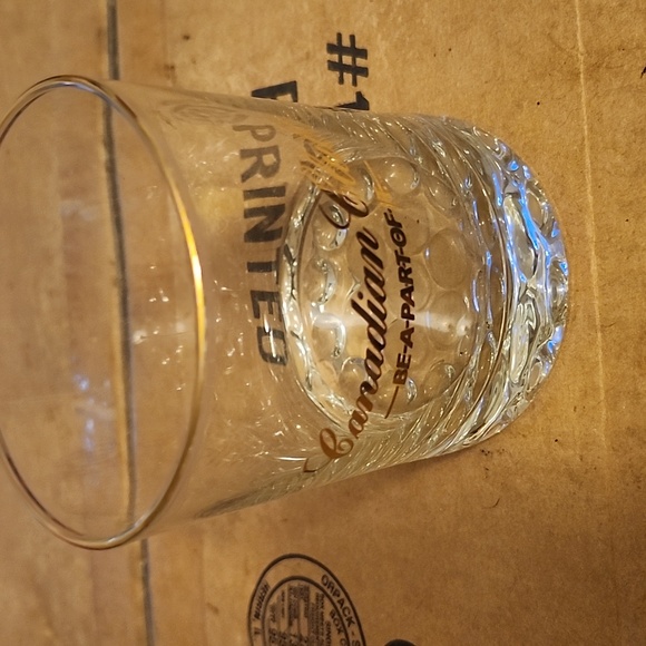 Lead glass bear cup clear